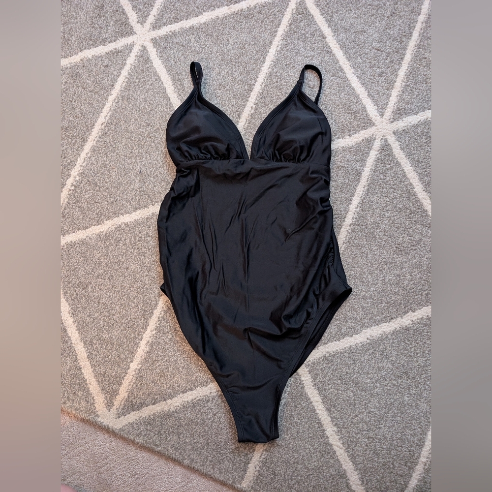 3 For $12 Cupshe Women's Black One Piece‎ Swimsuit